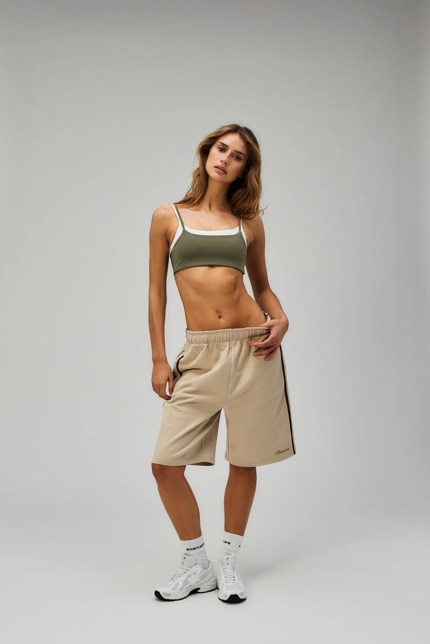 Drift Sweat Shorts - Sandstone - Image 3