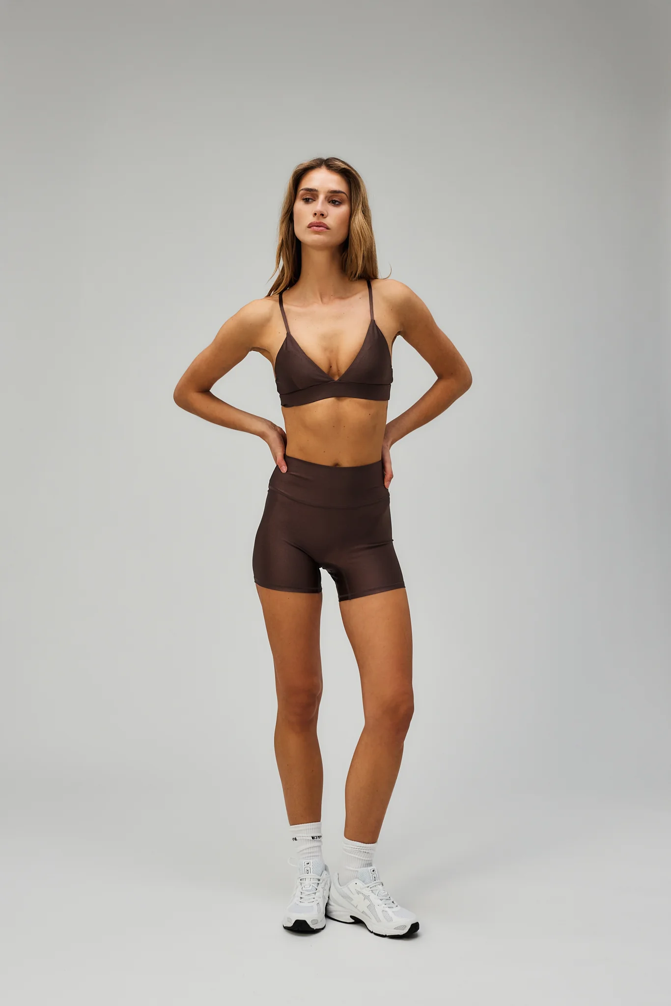 Line Bra - Glossy Pecan Brown - Image 4