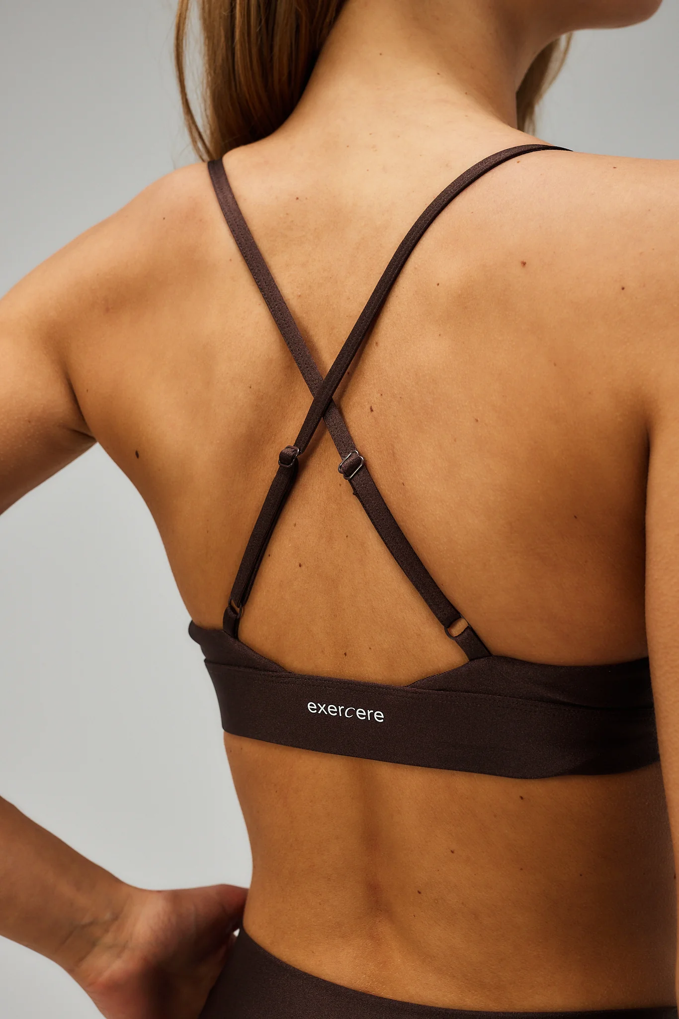 Line Bra - Glossy Pecan Brown - Image 6