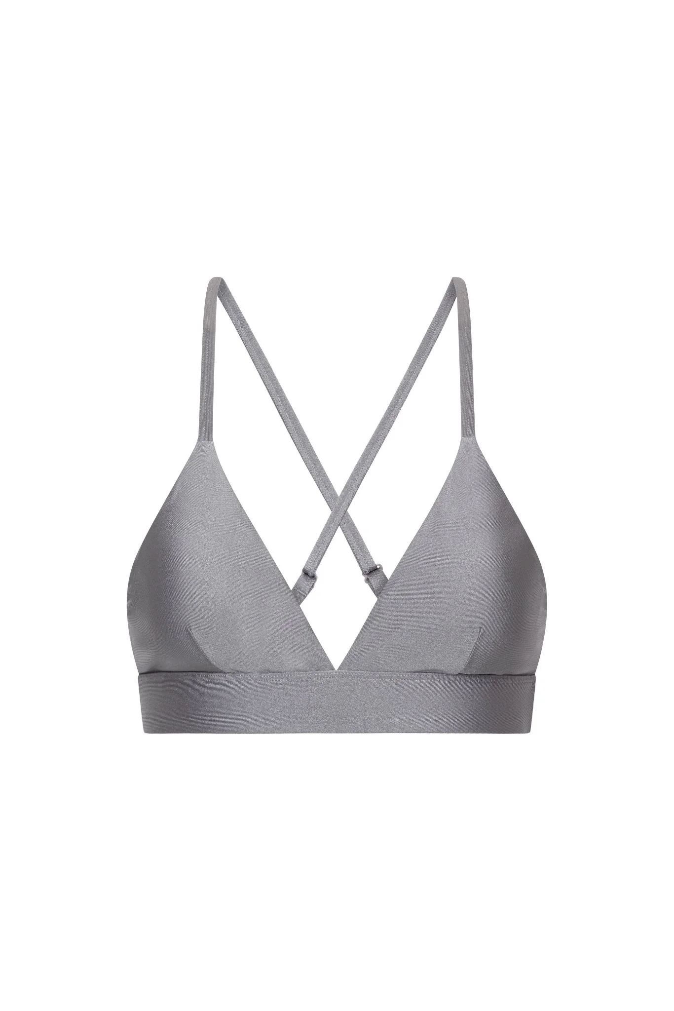 Line Bra - Glossy Silver Shadow - Image 8