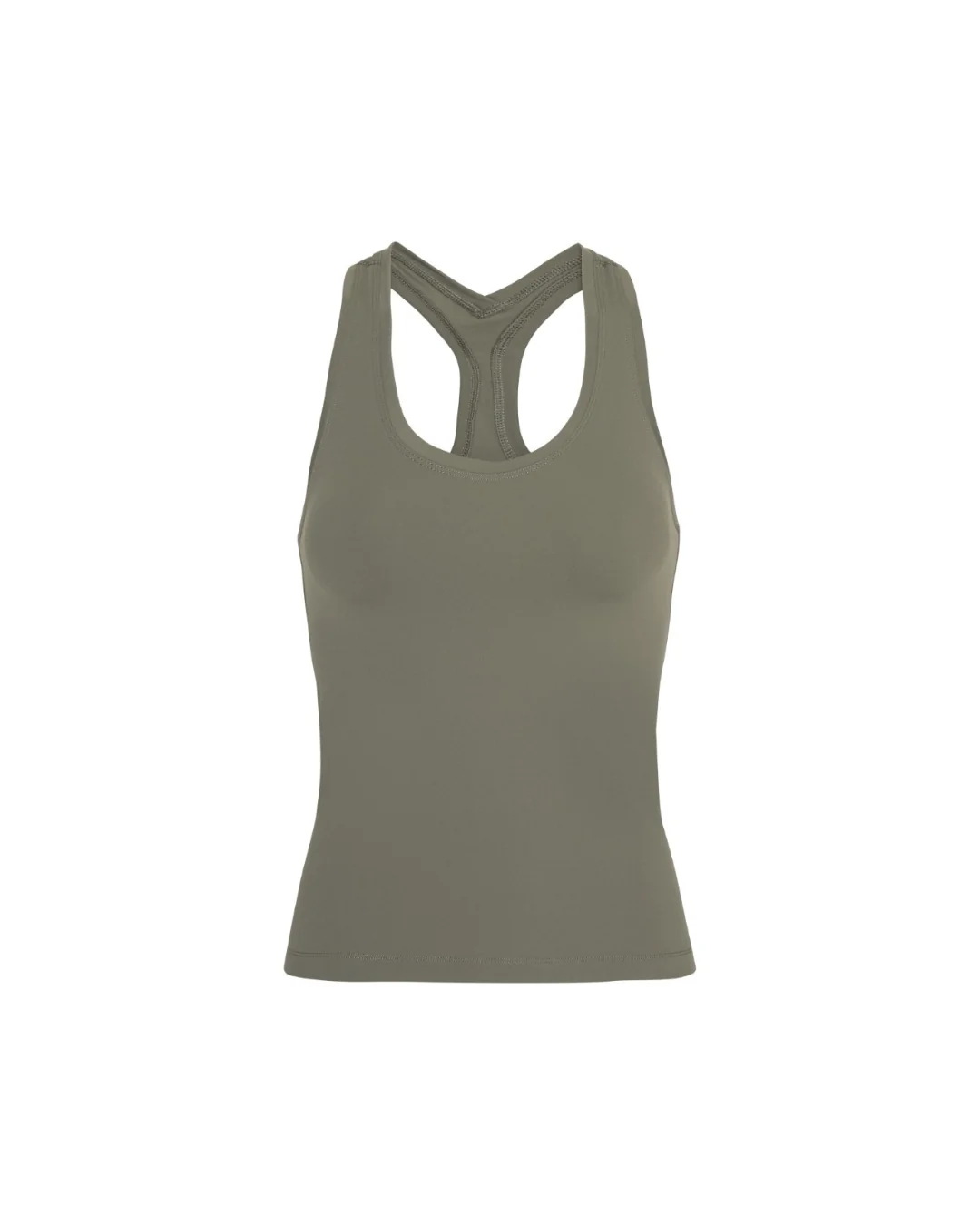 Neaty Racer Tank Top - Olive Green - Image 5