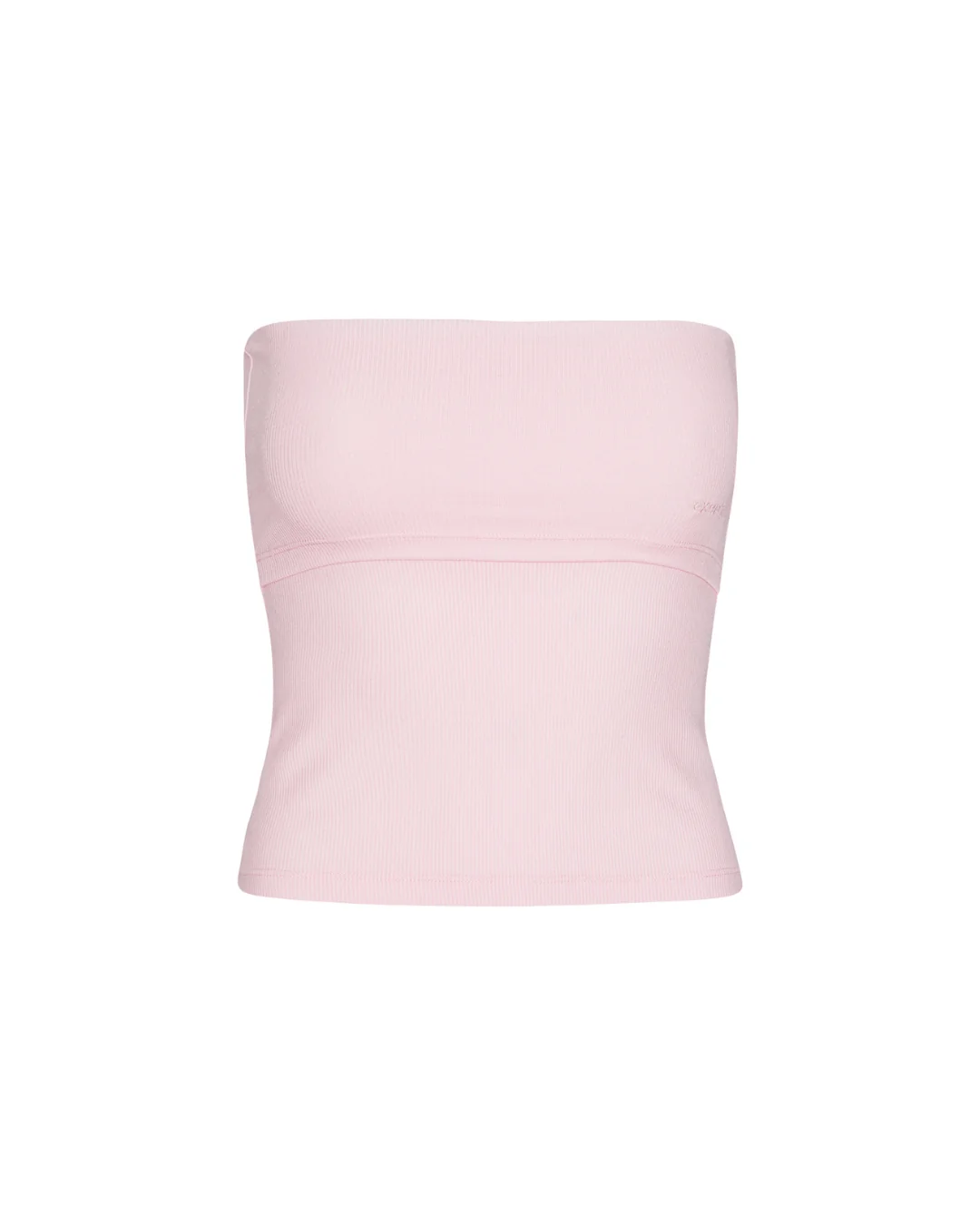 Rib Tube Top - Soft Pink - Image 5