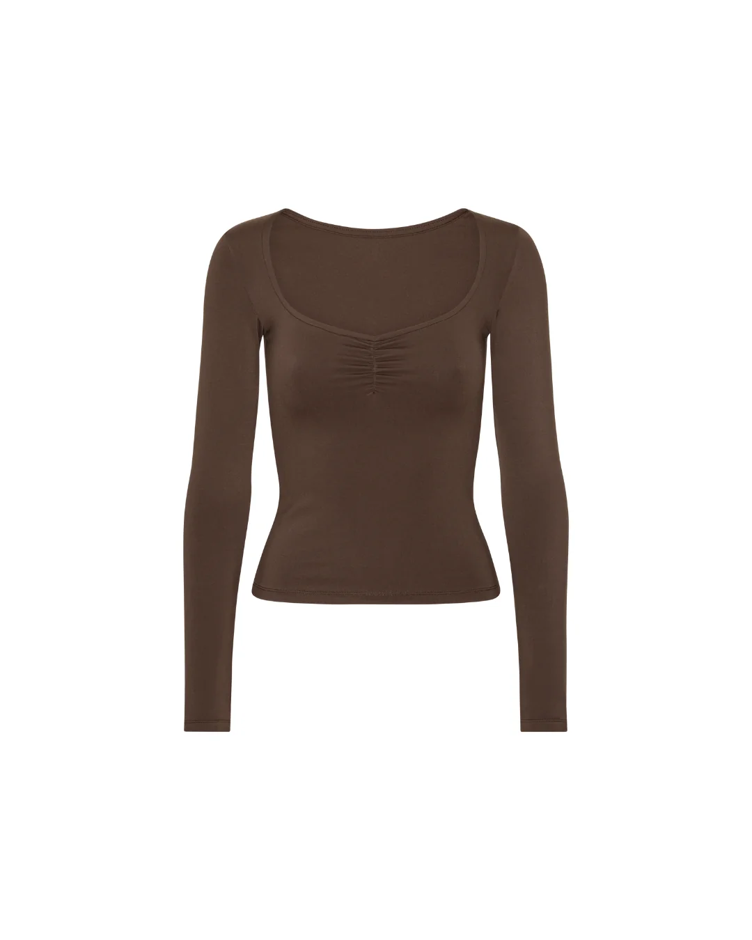 Scrunch Long Sleeve - Pecan Brown - Image 5