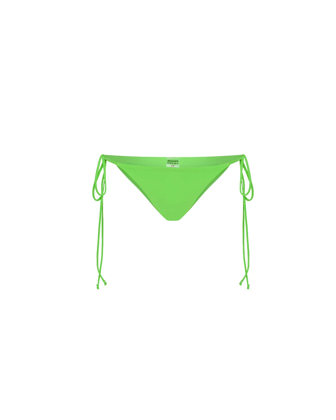 Tie Strap Bikini Bottom - Lime - Image 3