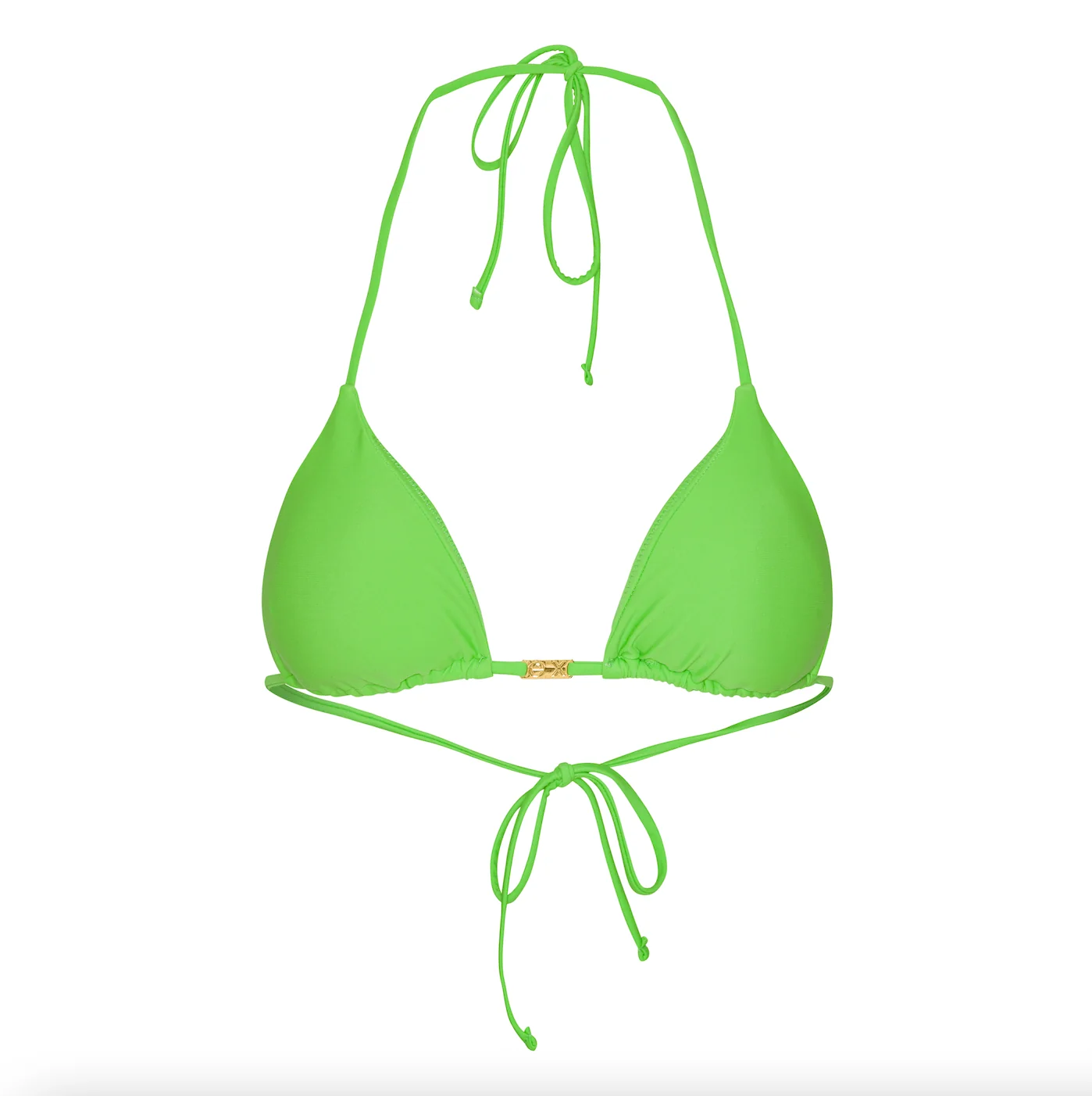 Triangle Bikini Top - Lime - Image 3