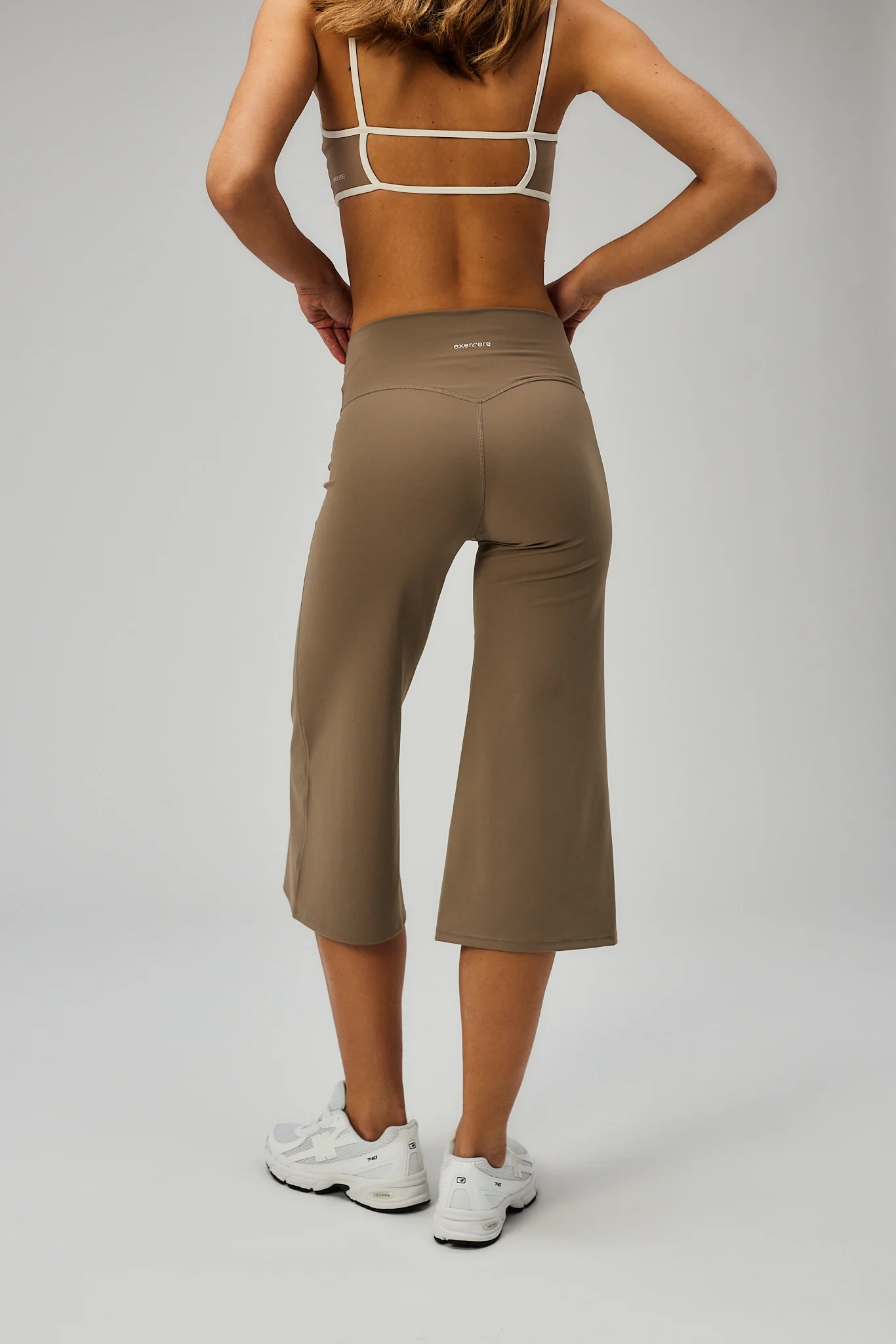 Wide Leg Capris - Sand Beige - Image 7